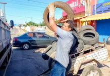 GDF Presente recolhe cerca de 500 pneus na Estrutural nesta segunda (29)