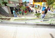 Ibaneis entrega reforma do escadão do Núcleo Bandeirante