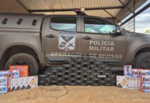 PM apreende R$ 45 mil em eletrônicos em ônibus na região Leste de Goiás