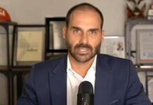 Eduardo Bolsonaro acumula faltas e deve ter mandato cassado, diz presidente da Câmara